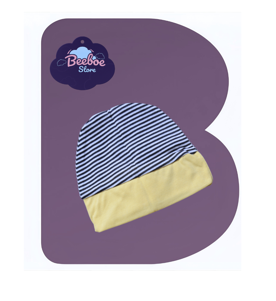 Elephant-Themed Baby Clothing Set with Stripes