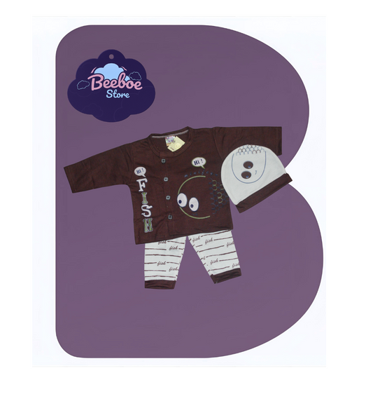 Themed Baby Clothing Set with Hat