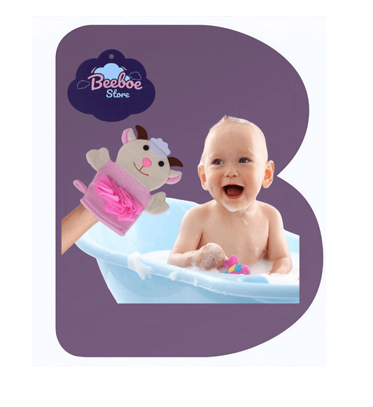 Cute Cartoon Baby Bath Glove
