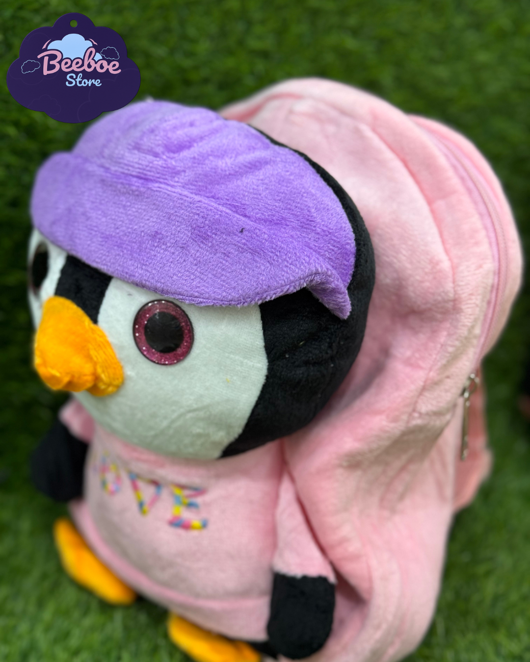 Cute & Soft Plush Backpack.
