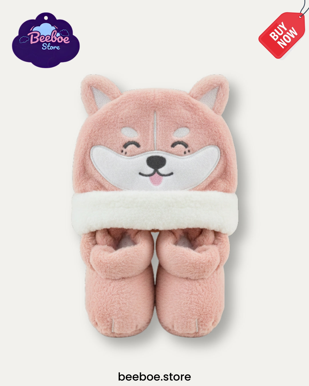 Adorable Bear Baby Cap & Booties Set