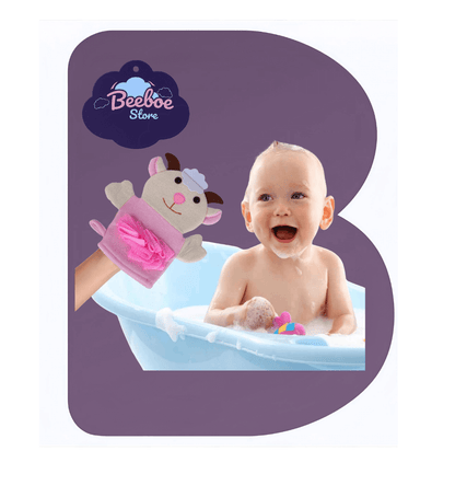 Cute Cartoon Baby Bath Glove
