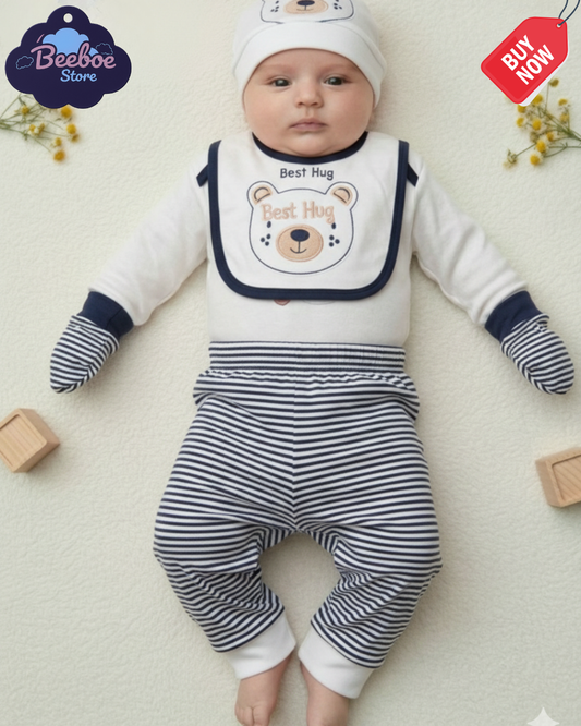 7 Pieces Beeboe Starter Set! Bear Hug Collection