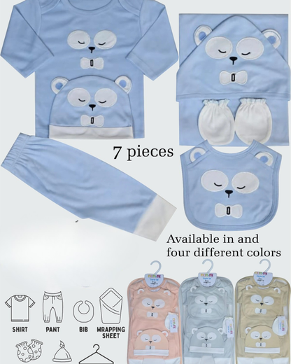 7-Piece Cute Bear Beeboe Starter Set
